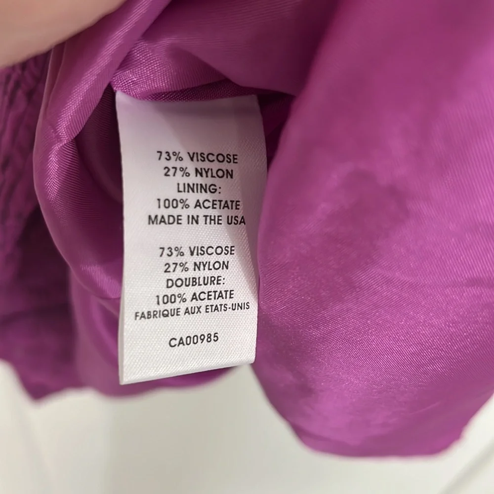 Nanette Lepore Size 6 Purple Halter A-Line Sun Dress with Pockets - Picture 10 of 14